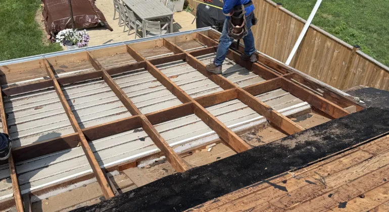 roof replacement in Frederick MD on residential home