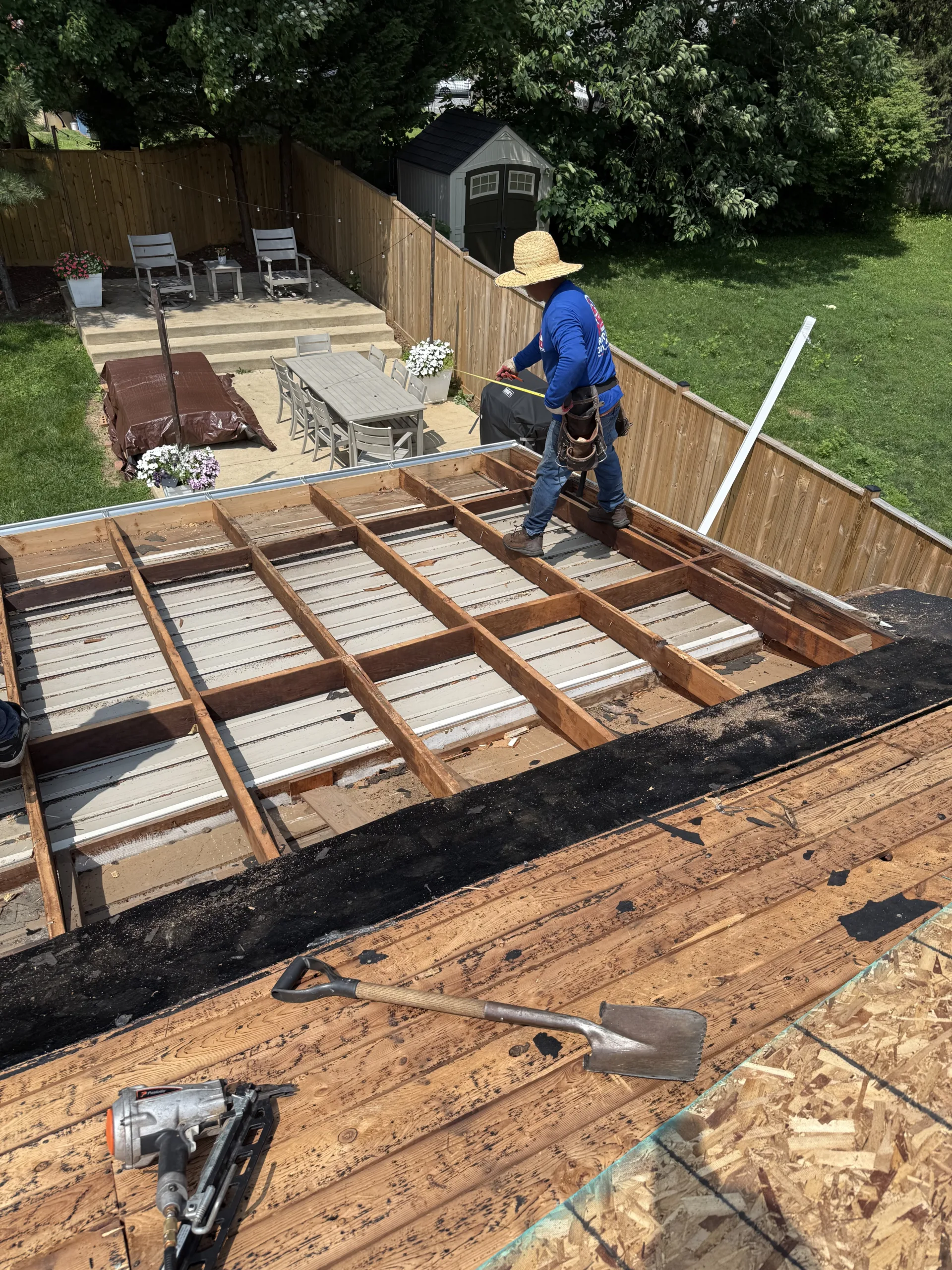 roof replacement in Frederick MD on residential home