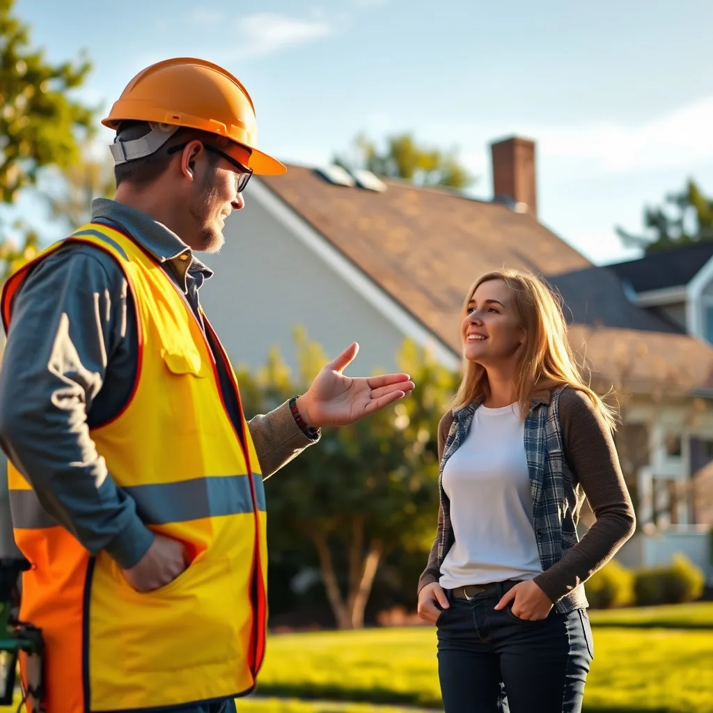 HF Roofing Contractor team providing expert roof replacement and repair services on a home in Laurel MD