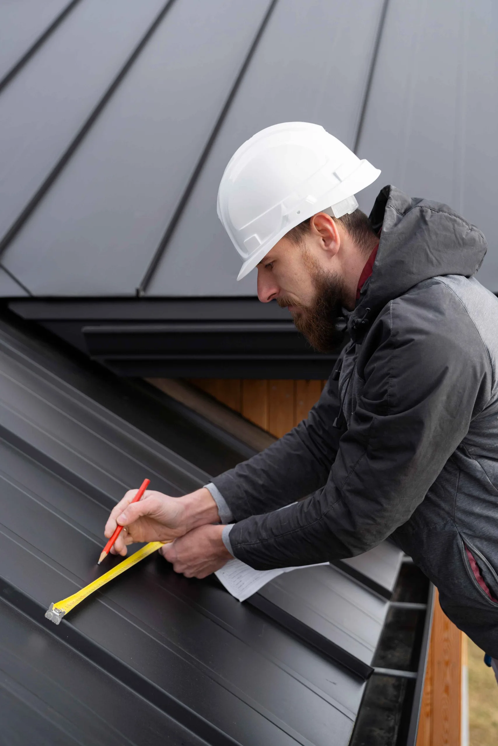 HF Roofing Contractor team performing roof replacement in Frederick MD