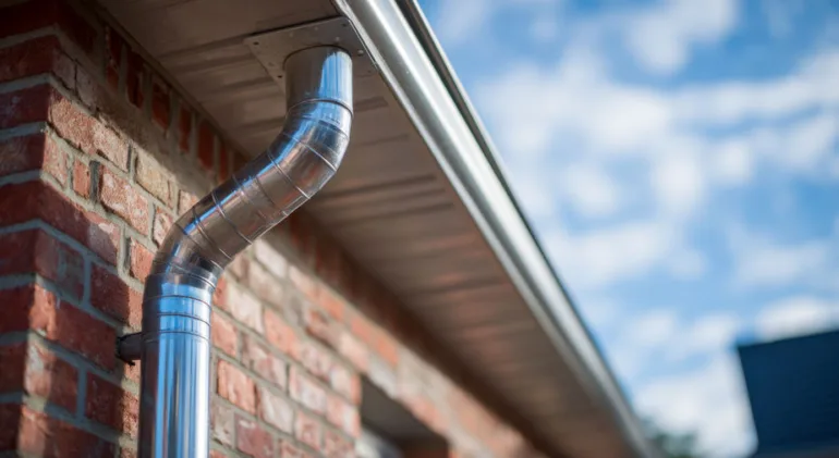 seamless gutters on roof